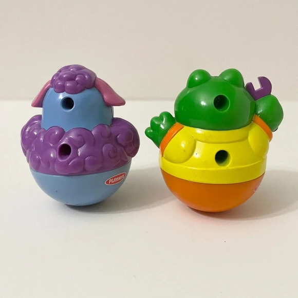 2003 Hasbro Playskool Lot of  5 Weebles Wobble Figures and 1 Roll A Round Ball - Picture 7 of 13